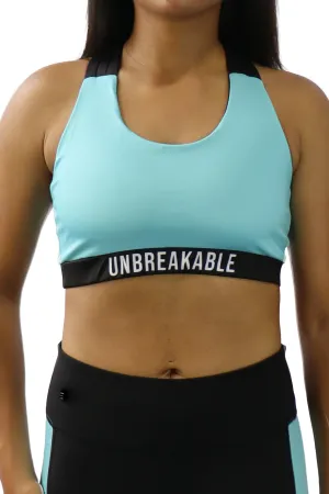 5007 - Bend Inspired Women's Criss Cross Back Bra/ Teal - FINAL SALE