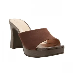 A New Day Women's Darla Platform Mule Heels 87931507 Brown 7M