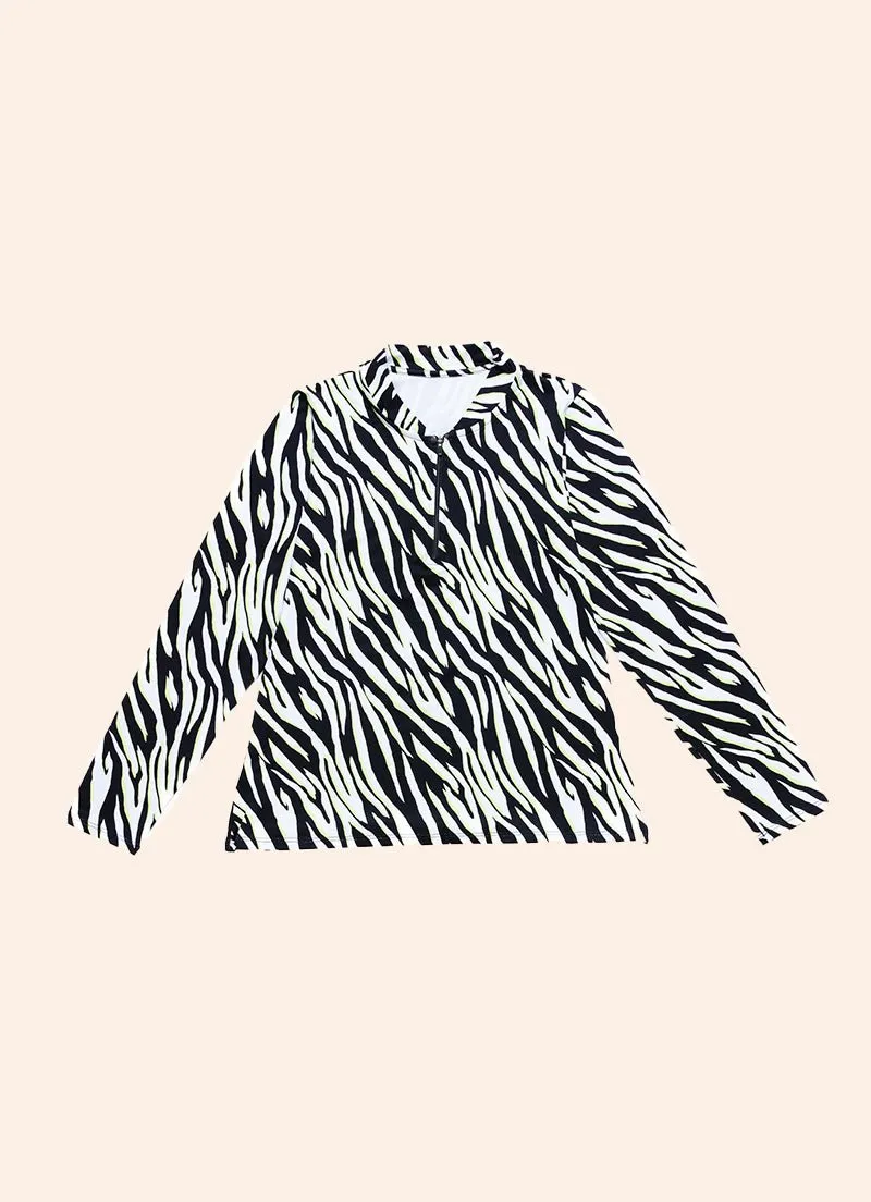 Aim Long Sleeve Polo (Safari)