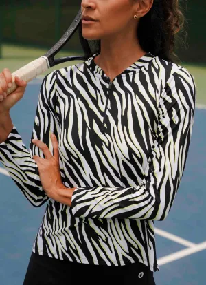 Aim Long Sleeve Polo (Safari)