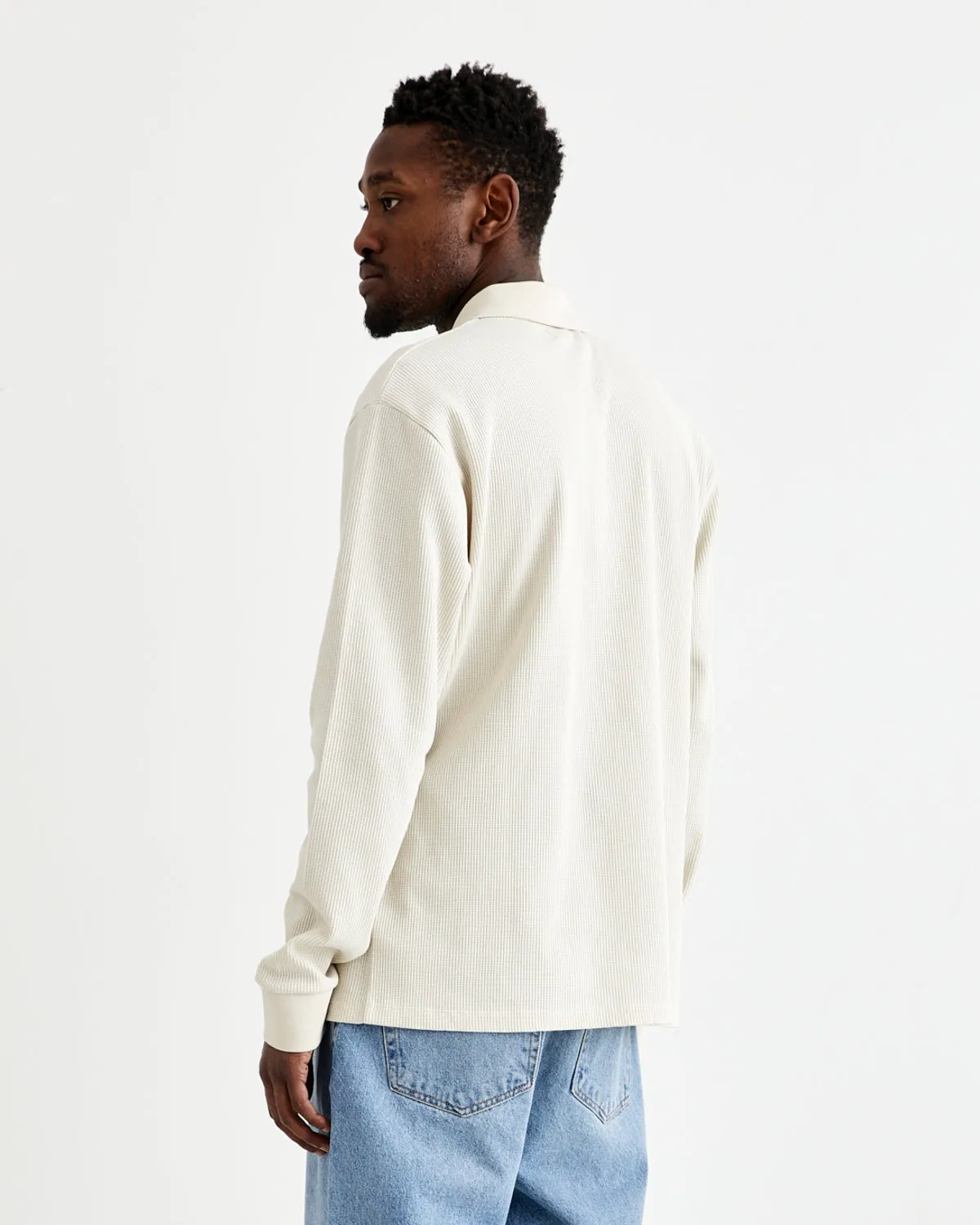 Alter Waffel Polo - Light Sand