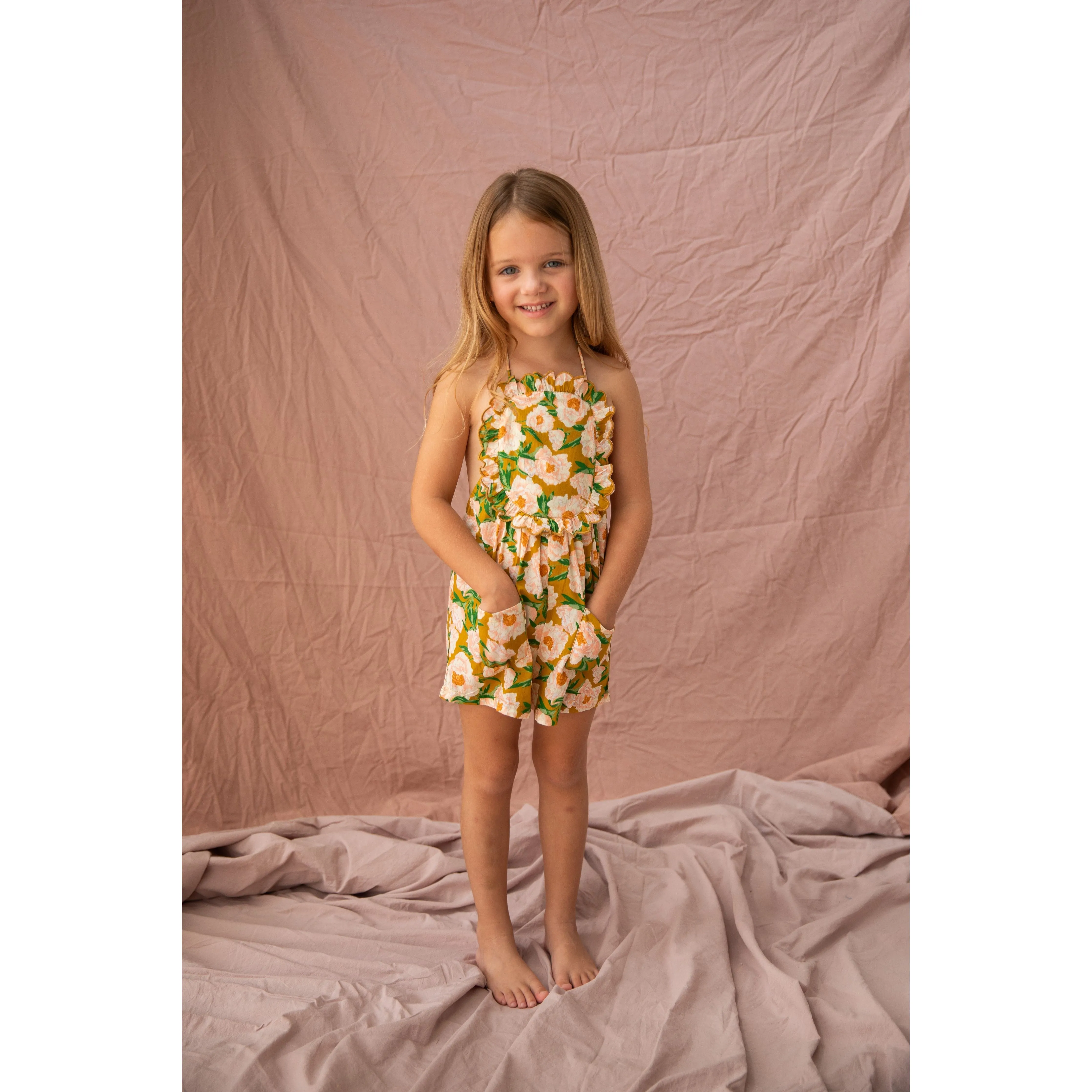 Annie Jumpsuit-Soiree Bouquet Strawberry Sundae