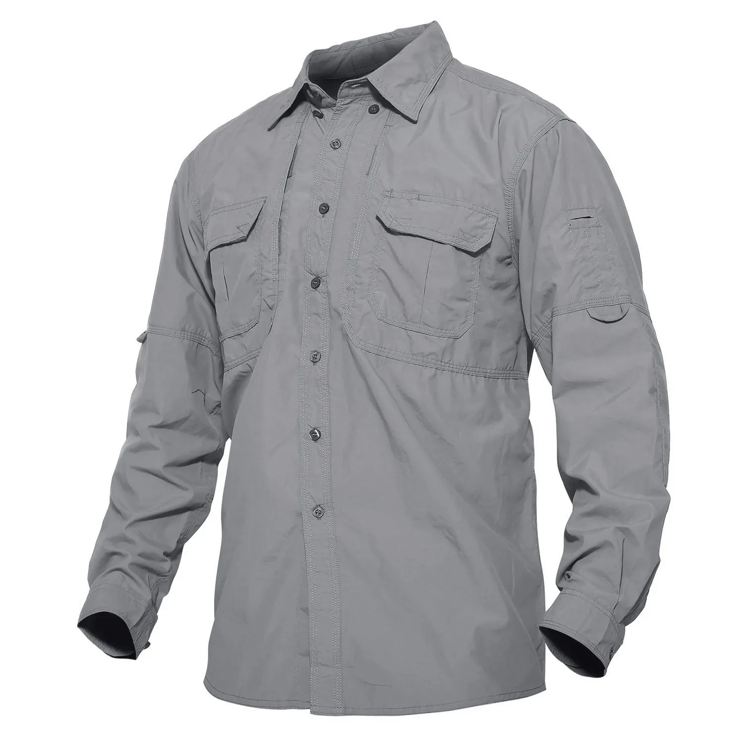 Ar Comprida Trabalho Limited discounts ao Leves Private sale Homens Camisas para Verão Manga Nylon de Secagem Rápida Livre Caminhadas