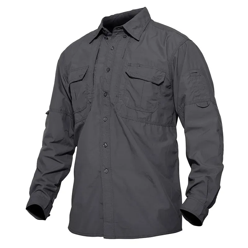 Ar Comprida Trabalho Limited discounts ao Leves Private sale Homens Camisas para Verão Manga Nylon de Secagem Rápida Livre Caminhadas
