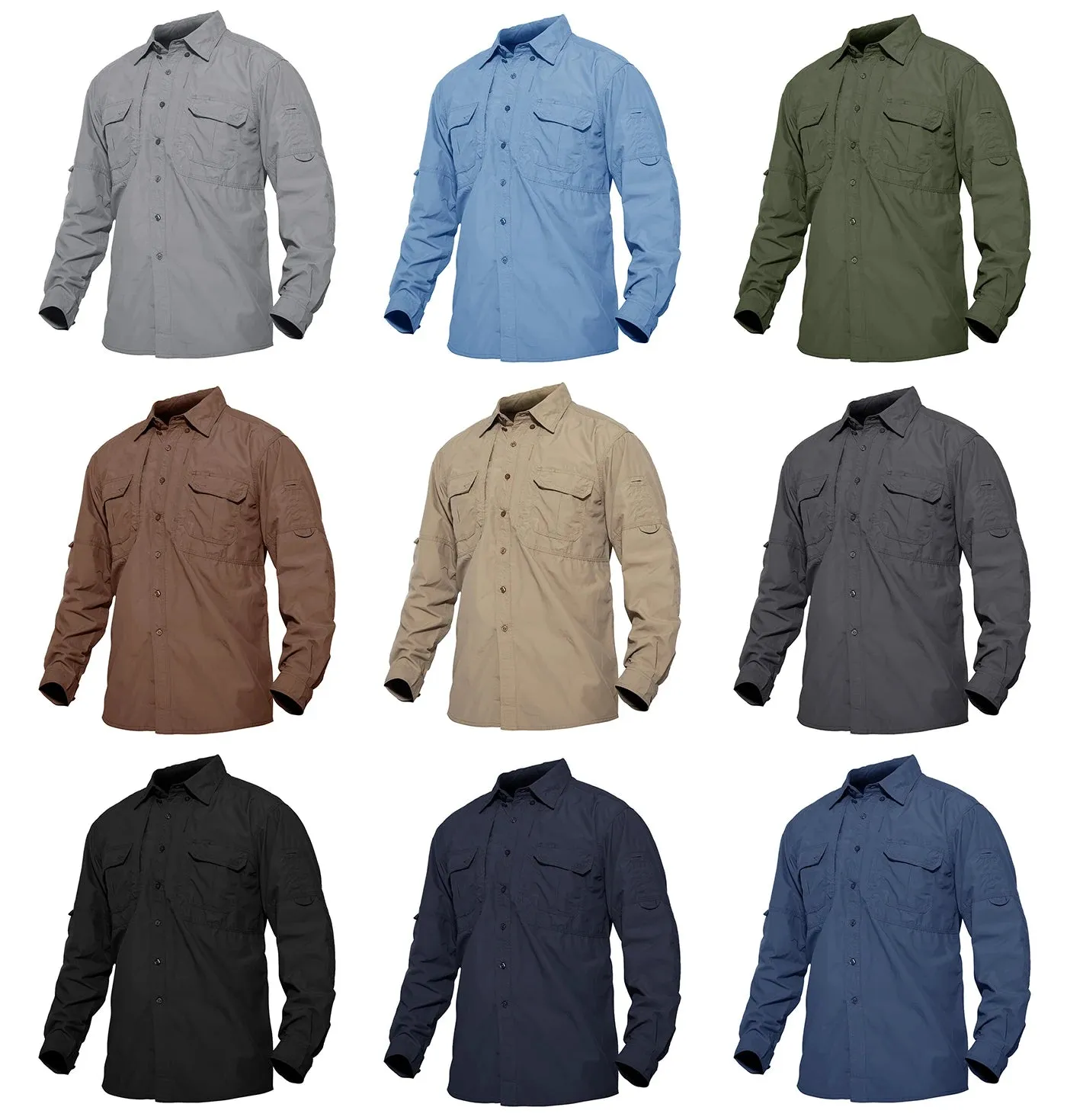 Ar Comprida Trabalho Limited discounts ao Leves Private sale Homens Camisas para Verão Manga Nylon de Secagem Rápida Livre Caminhadas
