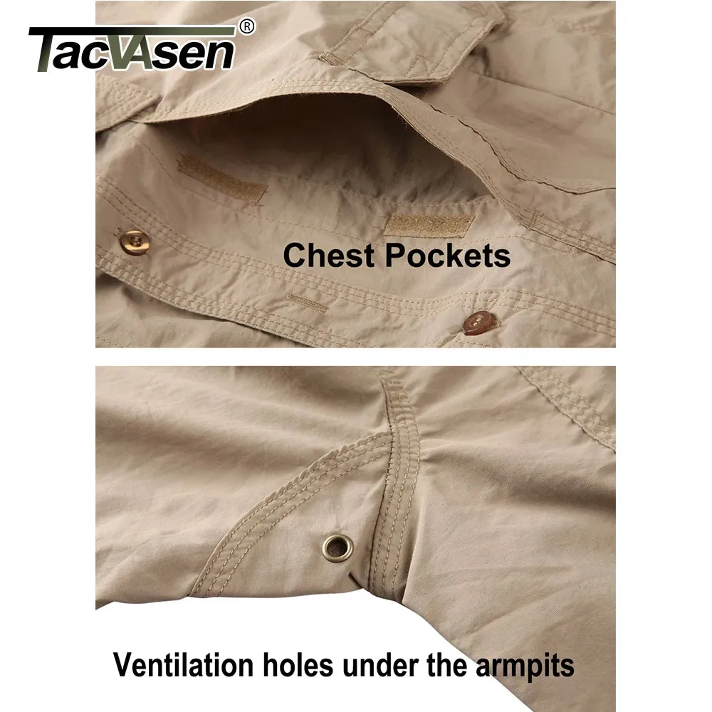 Ar Comprida Trabalho Limited discounts ao Leves Private sale Homens Camisas para Verão Manga Nylon de Secagem Rápida Livre Caminhadas