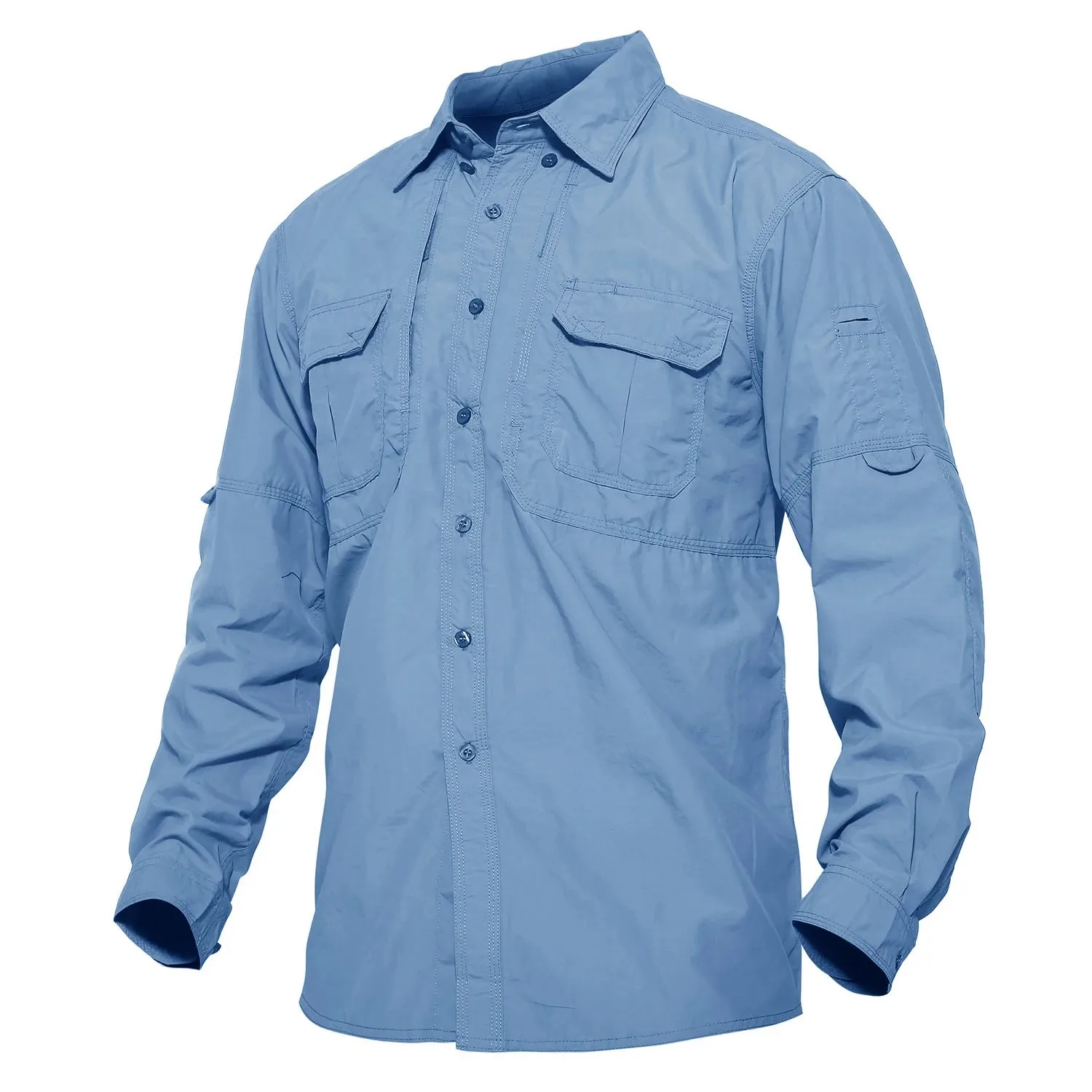 Ar Comprida Trabalho Limited discounts ao Leves Private sale Homens Camisas para Verão Manga Nylon de Secagem Rápida Livre Caminhadas
