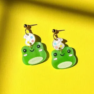 Artist Frog Earrings