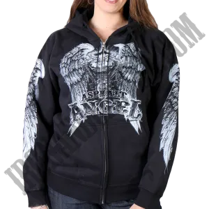 Asphalt Angel Zip Hoodie