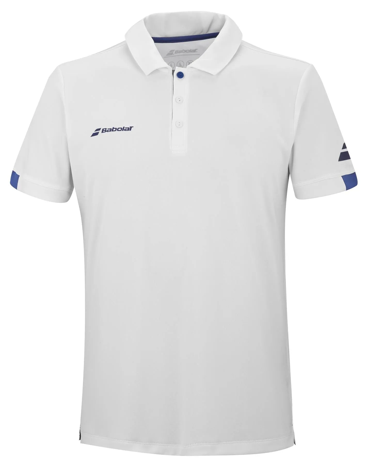Babolat Play Mens Badminton Polo Shirt - White