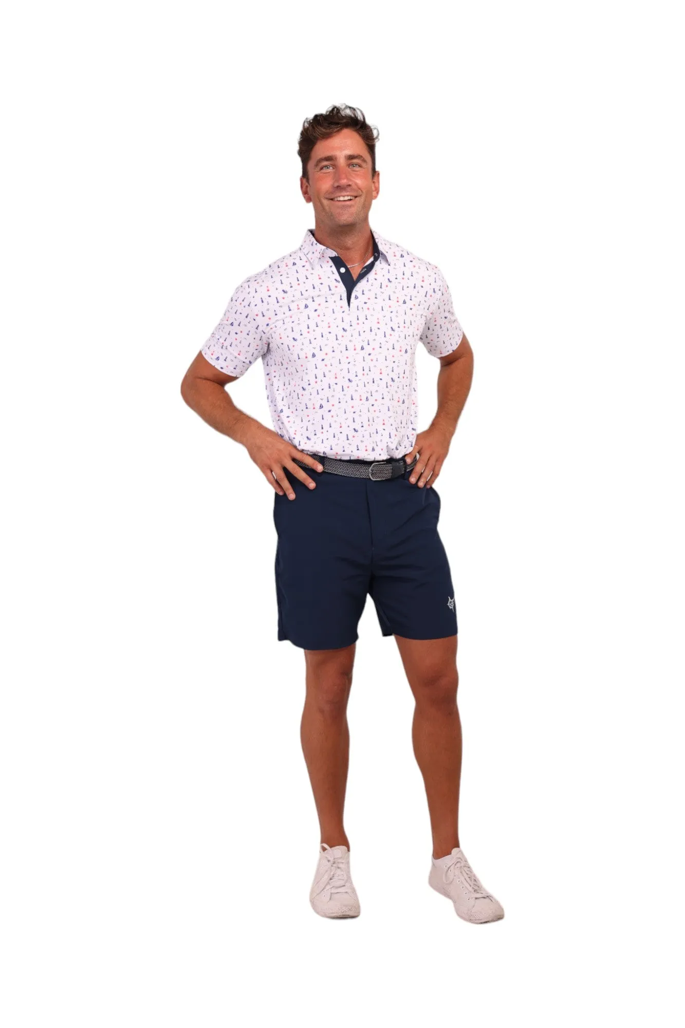Beacon Print Polo