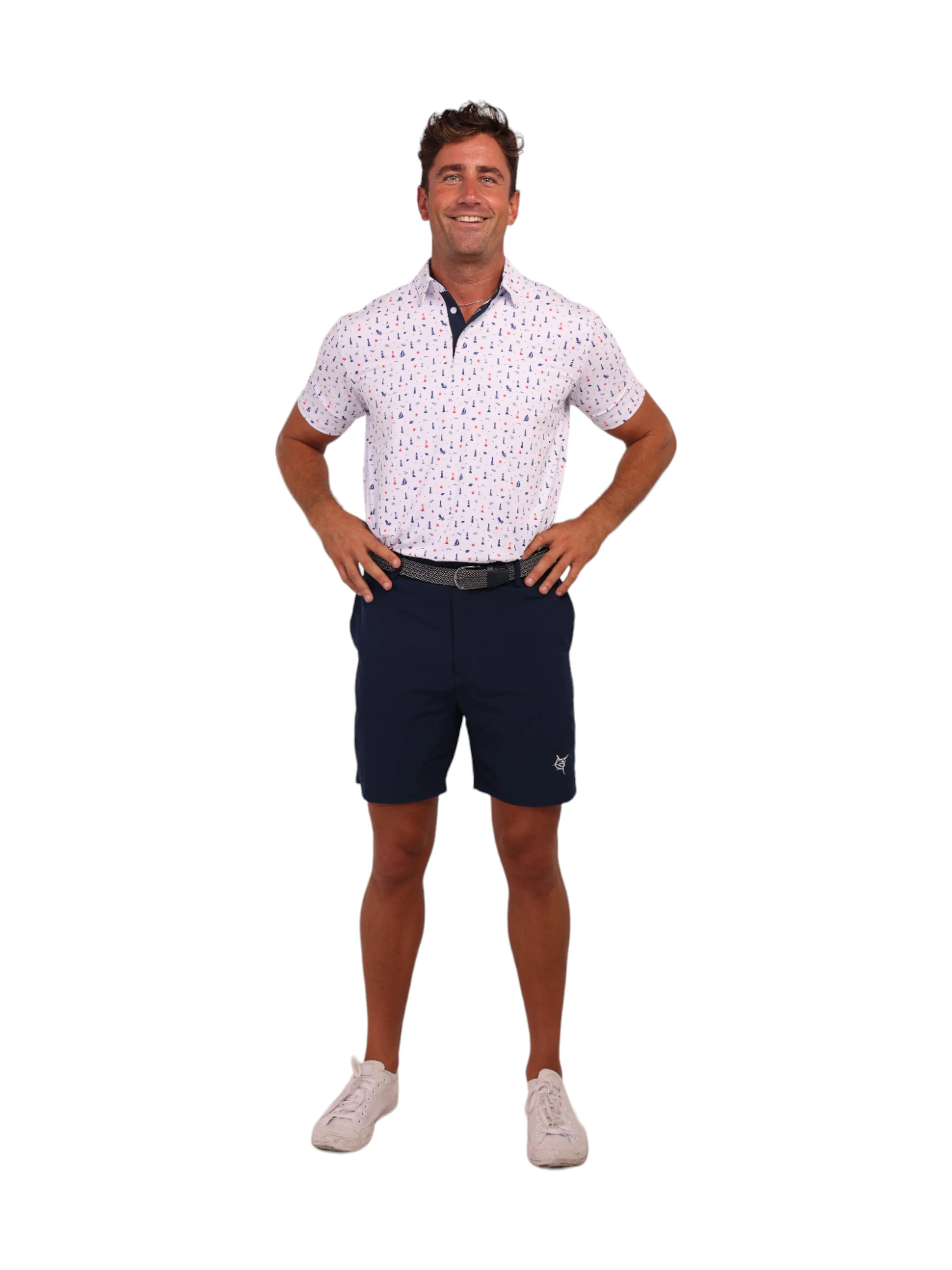 Beacon Print Polo