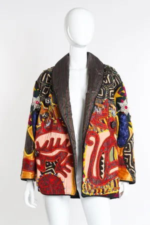 Beaded Tribal Patchwork Jacket
