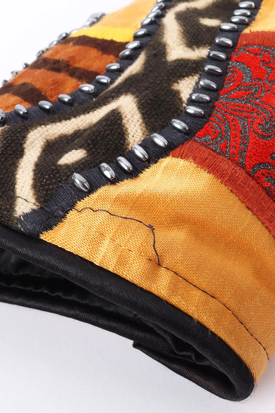 Beaded Tribal Patchwork Jacket