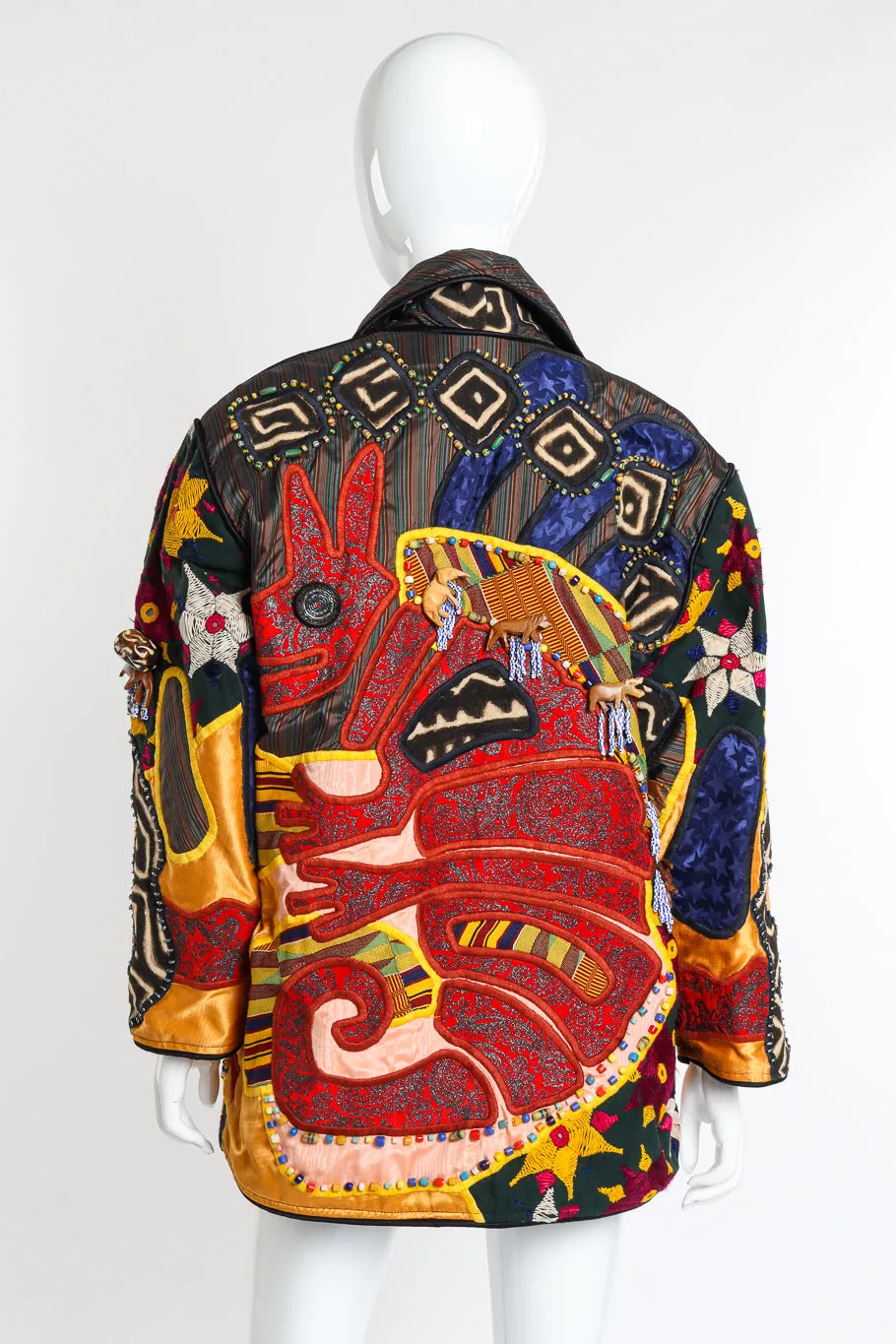 Beaded Tribal Patchwork Jacket