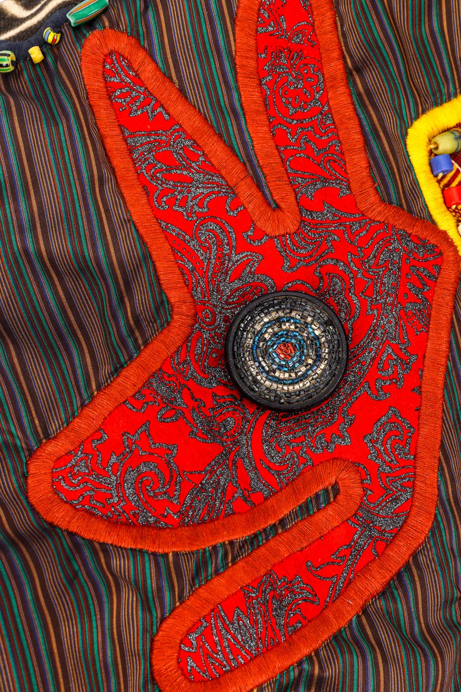 Beaded Tribal Patchwork Jacket