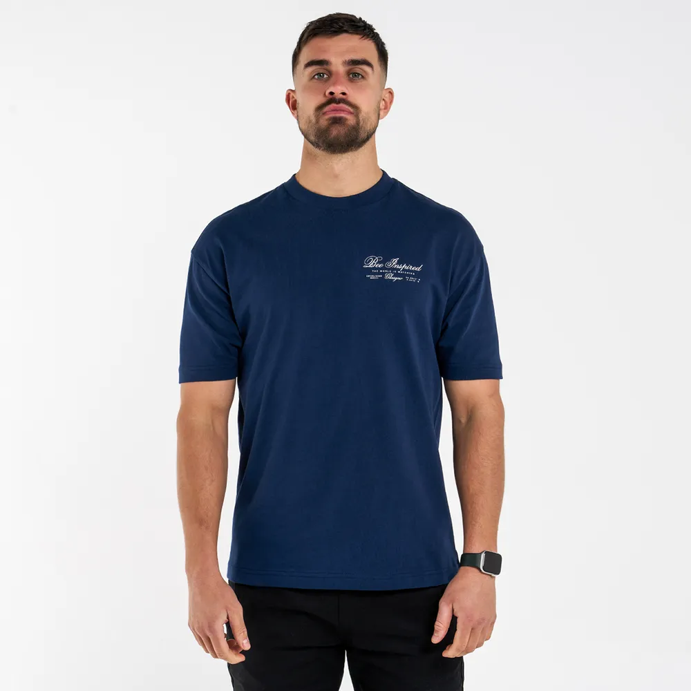 Bee Insipred Olise SS T-shirt Navy