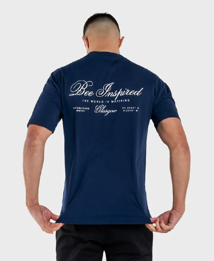 Bee Insipred Olise SS T-shirt Navy