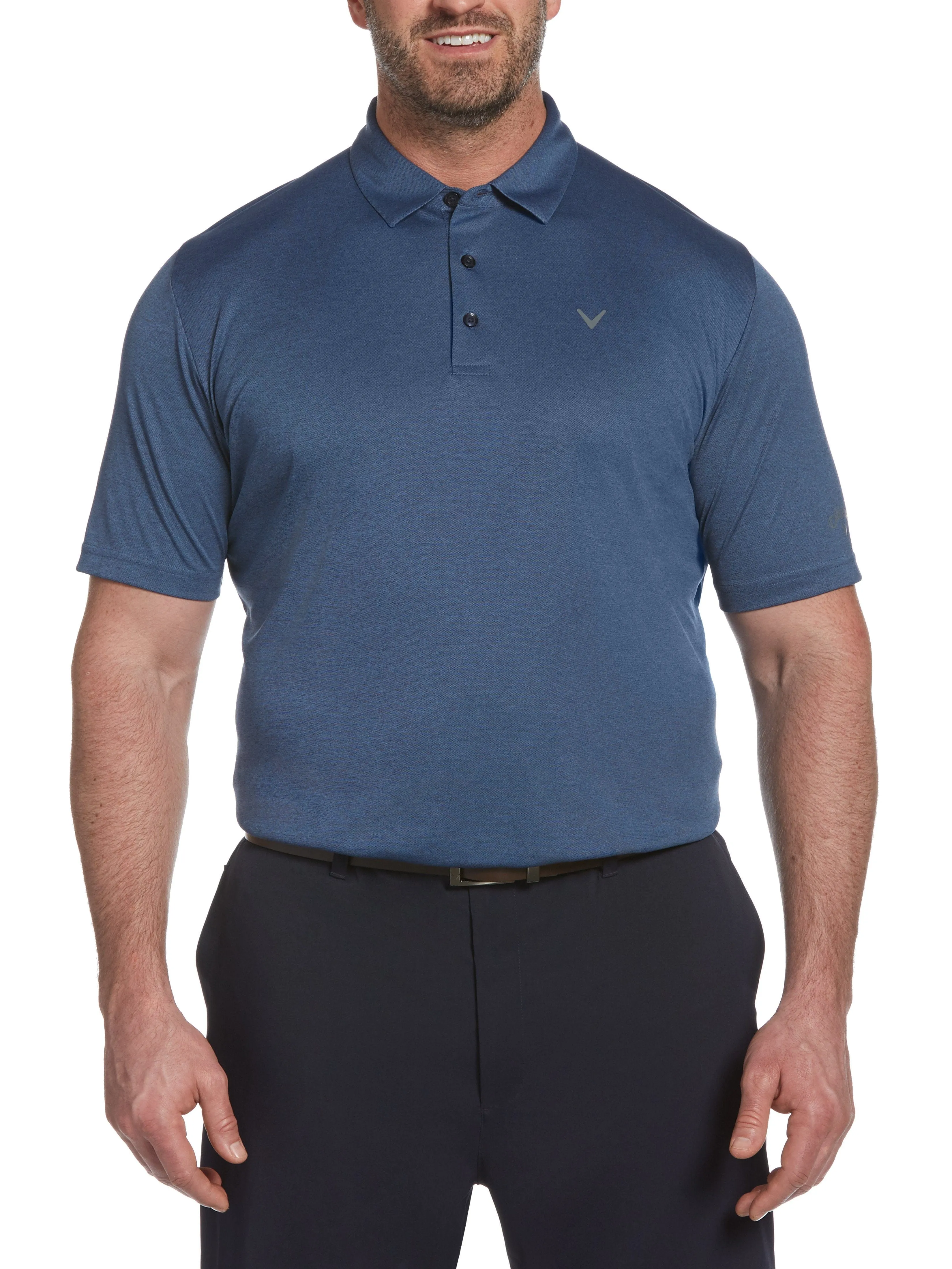 Big & Tall Birdseye Swing Tech™ Polo