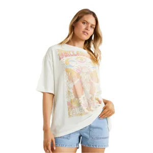 BILLABONG WOMEN'S SALT CRYSTAL LOVE IS ALL TEE