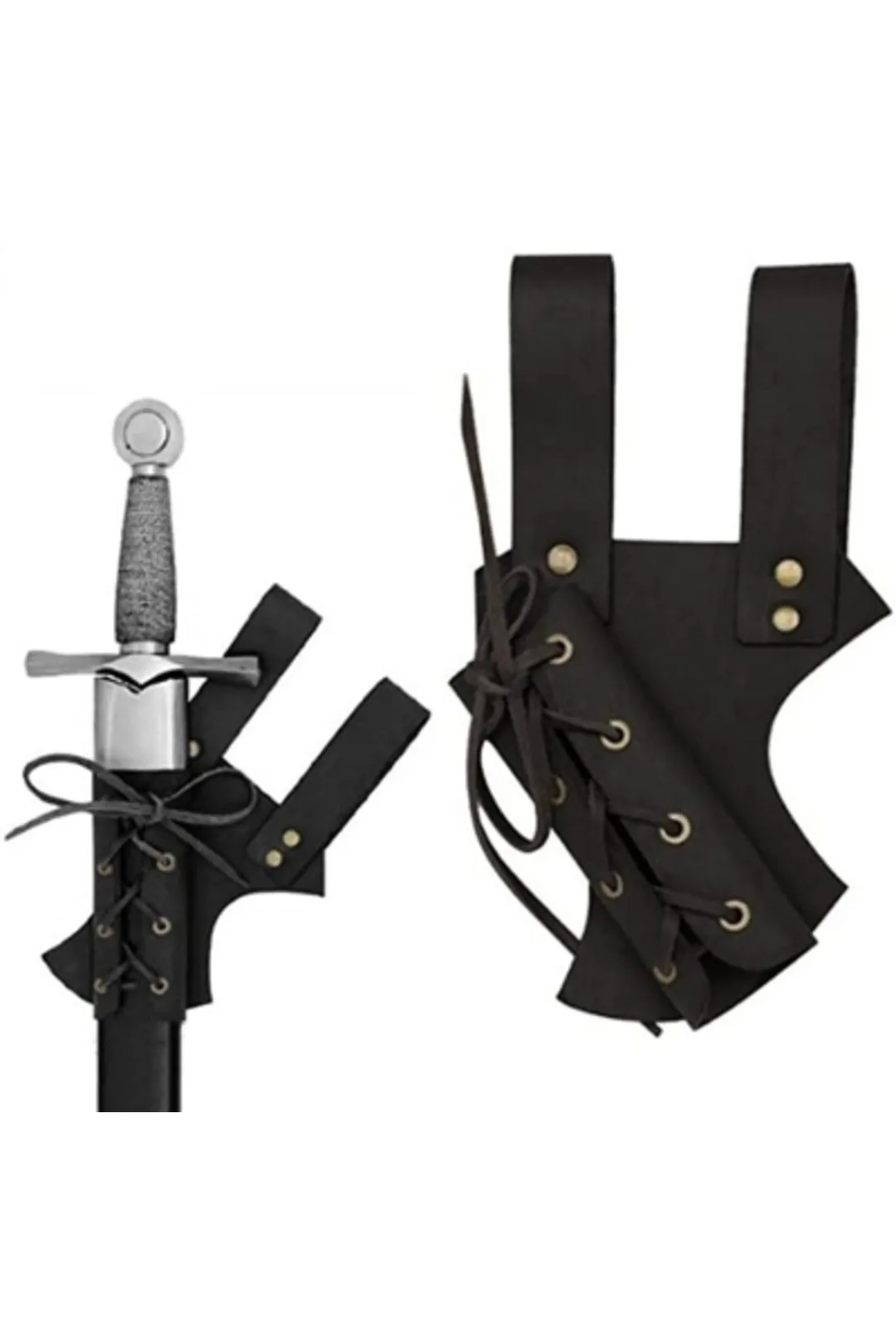 Black Viking Scabbard