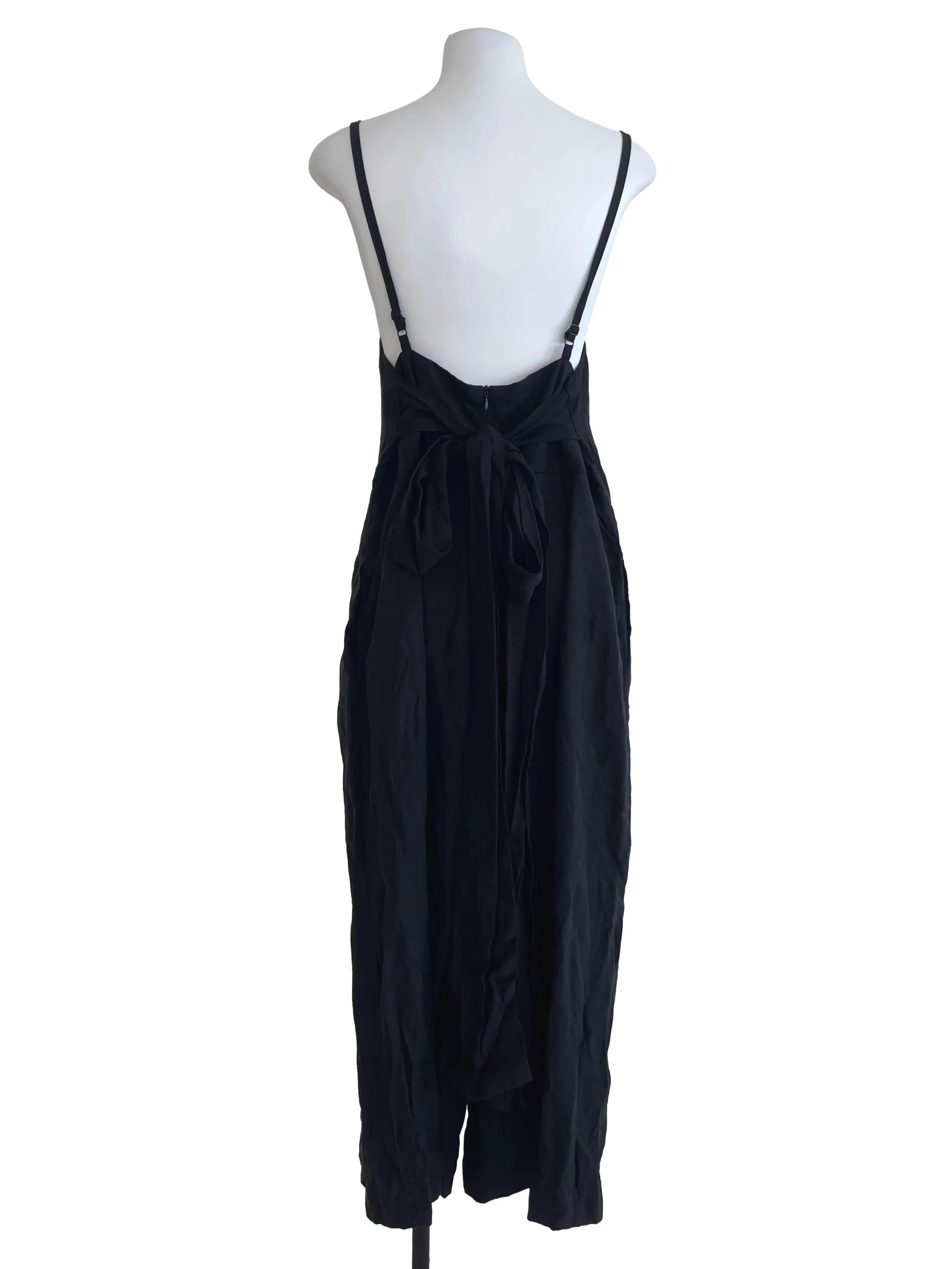 Black Zip Up Jumpsuit