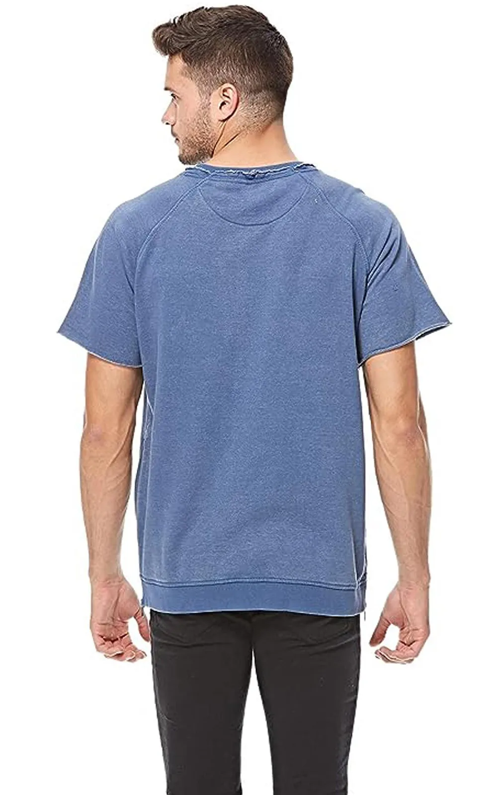 Brave Soul Men Zip Side T-Shirts