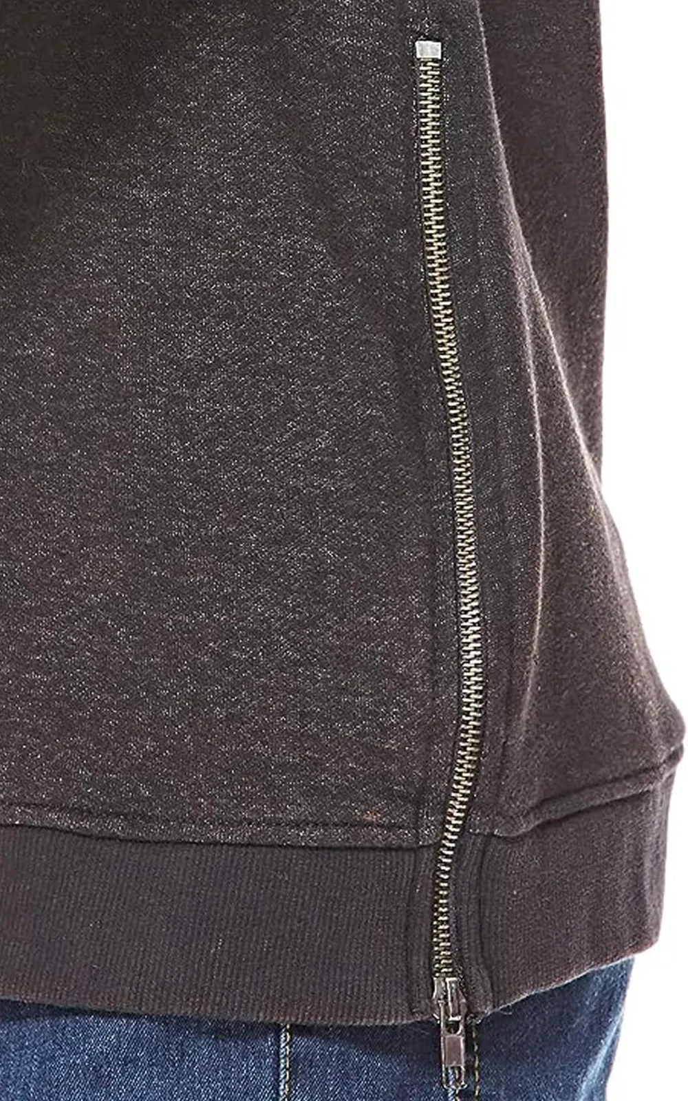 Brave Soul Men Zip Side T-Shirts
