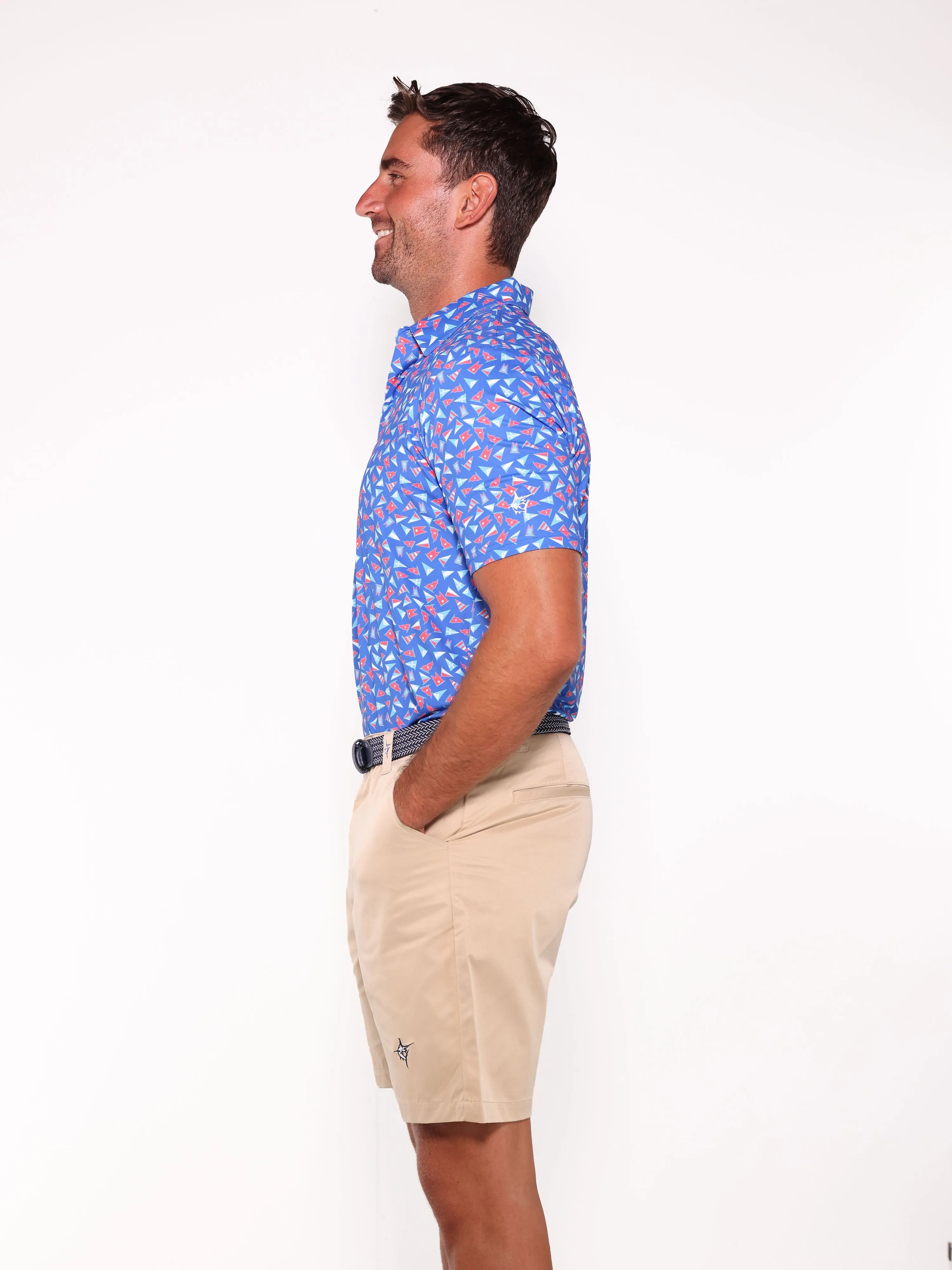Burgee Print Polo
