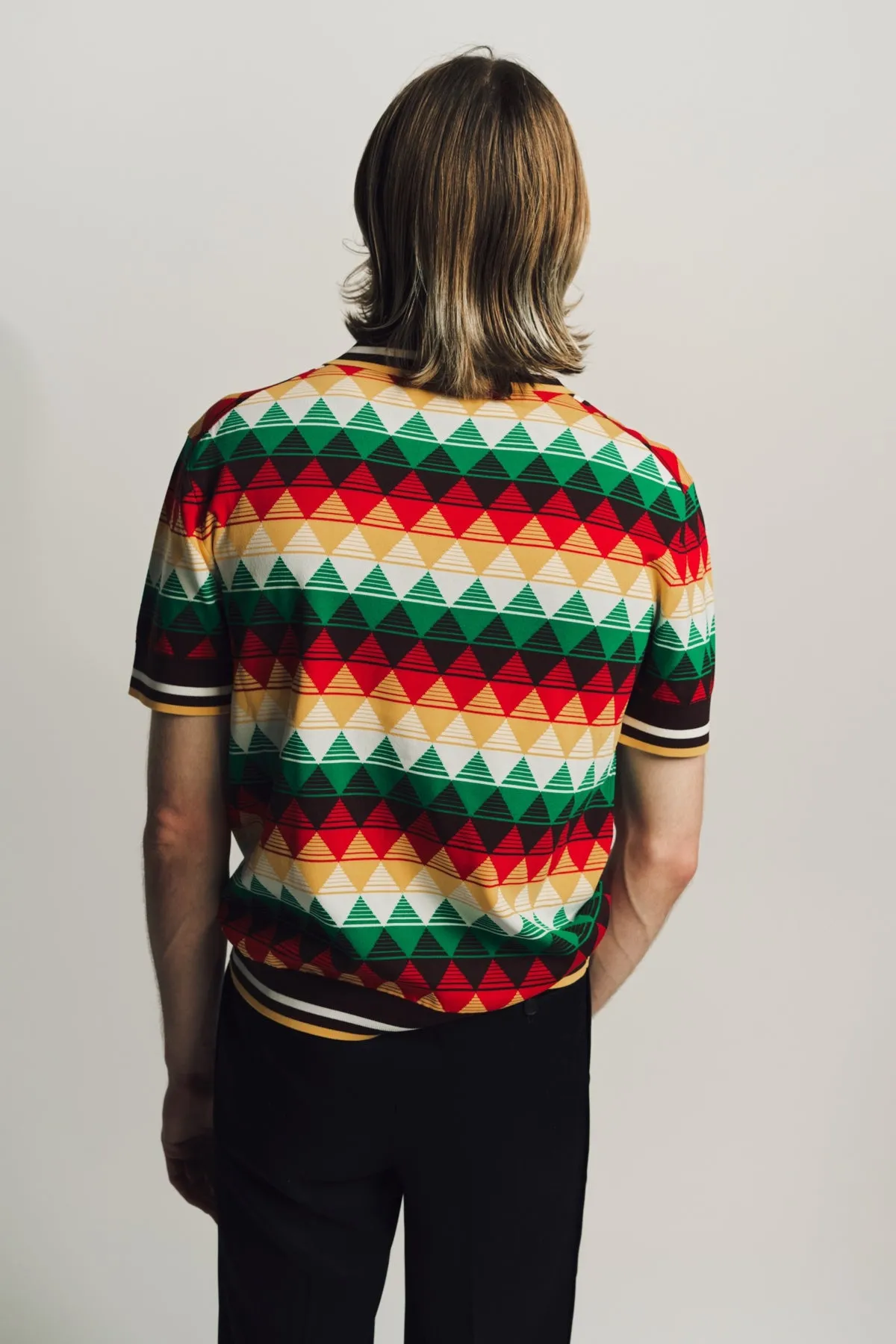 CASABLANCA | ARGYLE POLO SHIRT