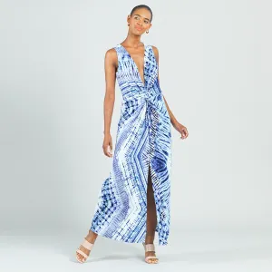Center Slit Maxi Dress - Acid Wash - Final Sale!