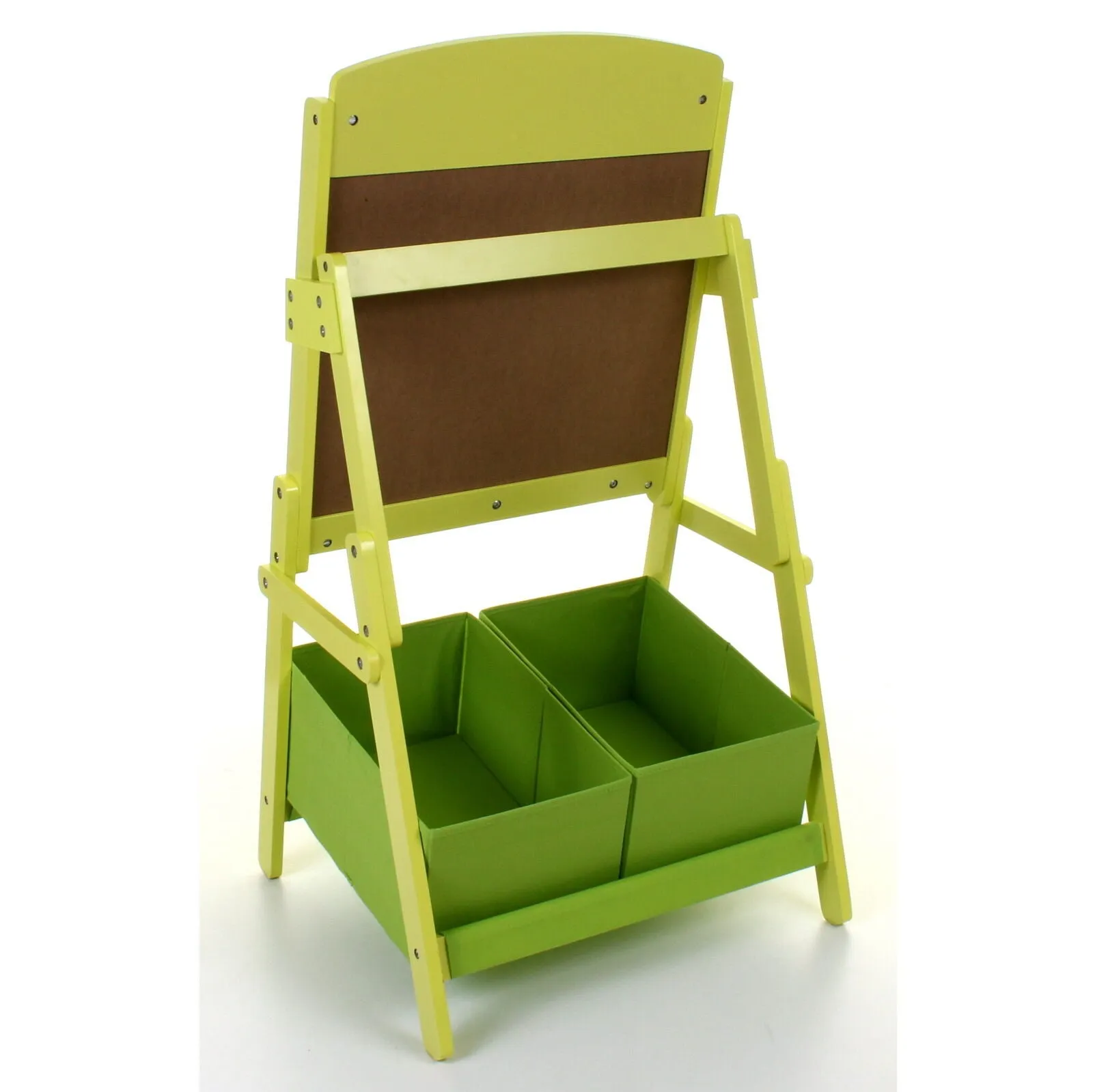 Childrens Easel | Toddler Blackboard Easel with Storage Boxes | Safari Design | H: 101cm