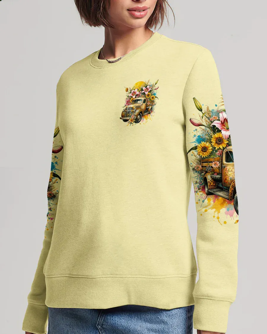 Christianartbag Clothing, Jesus Take The Wheel Women's All Over Print Shirt, Graphic Hoodie, Christian Clothing, Christmas Gift, CABCT04041223.