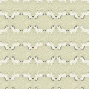 Clothworks - Safari Sweet 2 - Zebra - Khaki