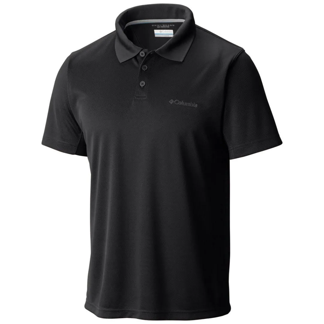 Columbia Men Black New Utilizer Polo T-Shirt