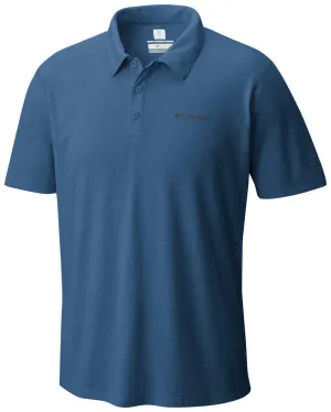 Columbia Men Blue Silver Ridge Zero Polo T-Shirt
