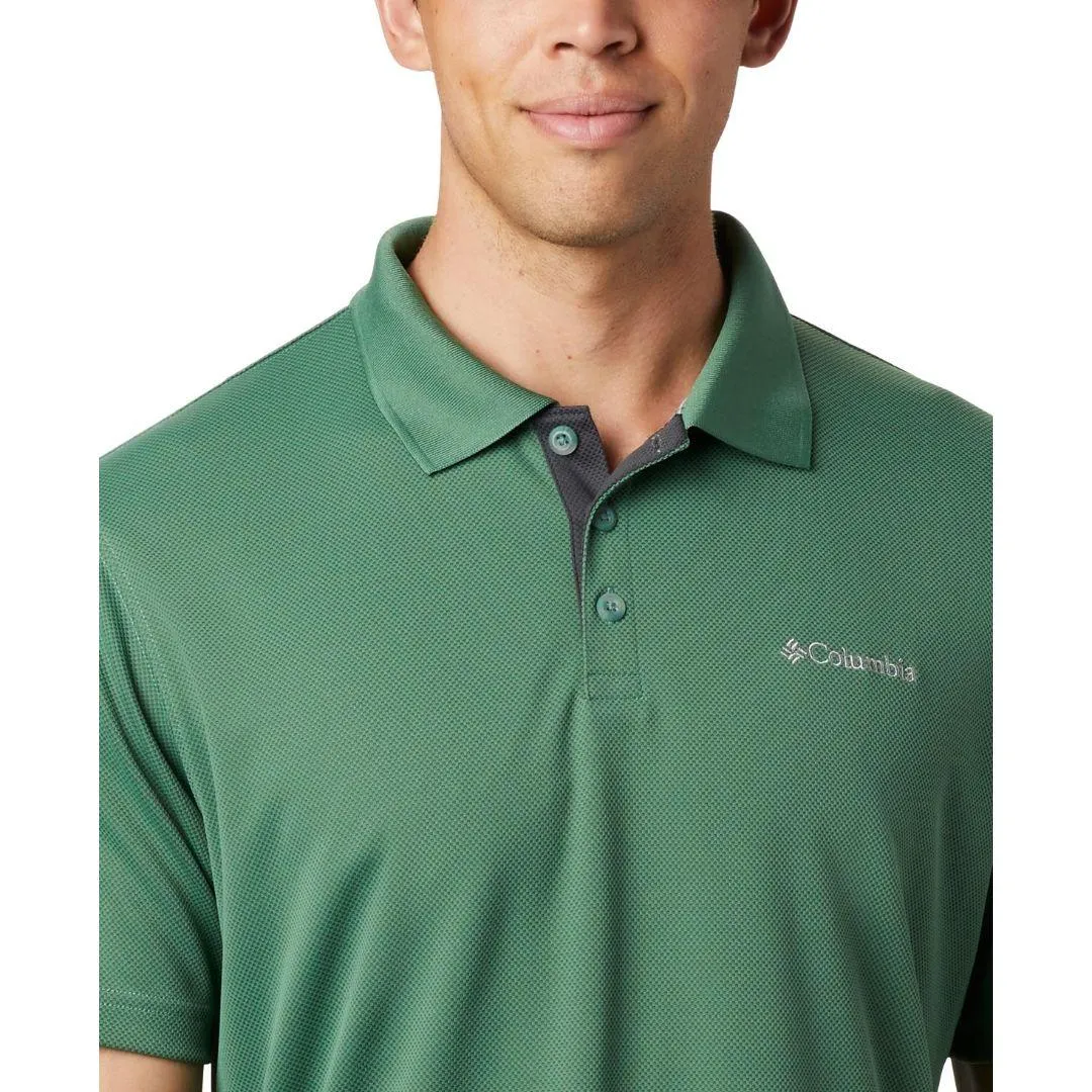 Columbia Men Green Utilizer Polo T-Shirt
