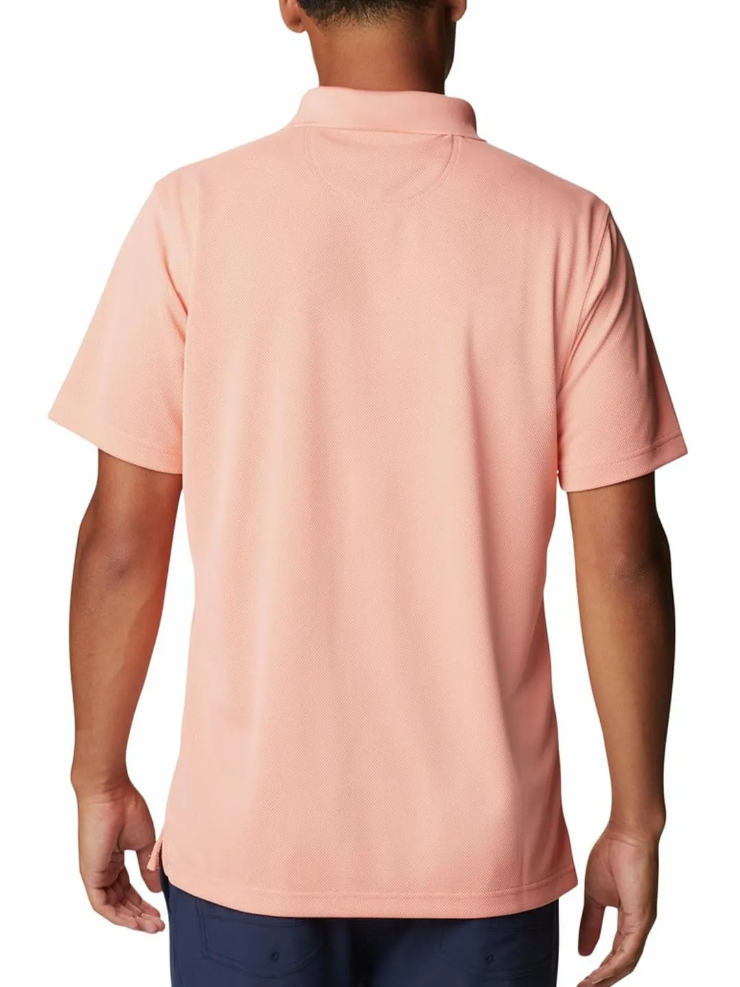 Columbia Men Peach Utilizer Polo T-Shirt