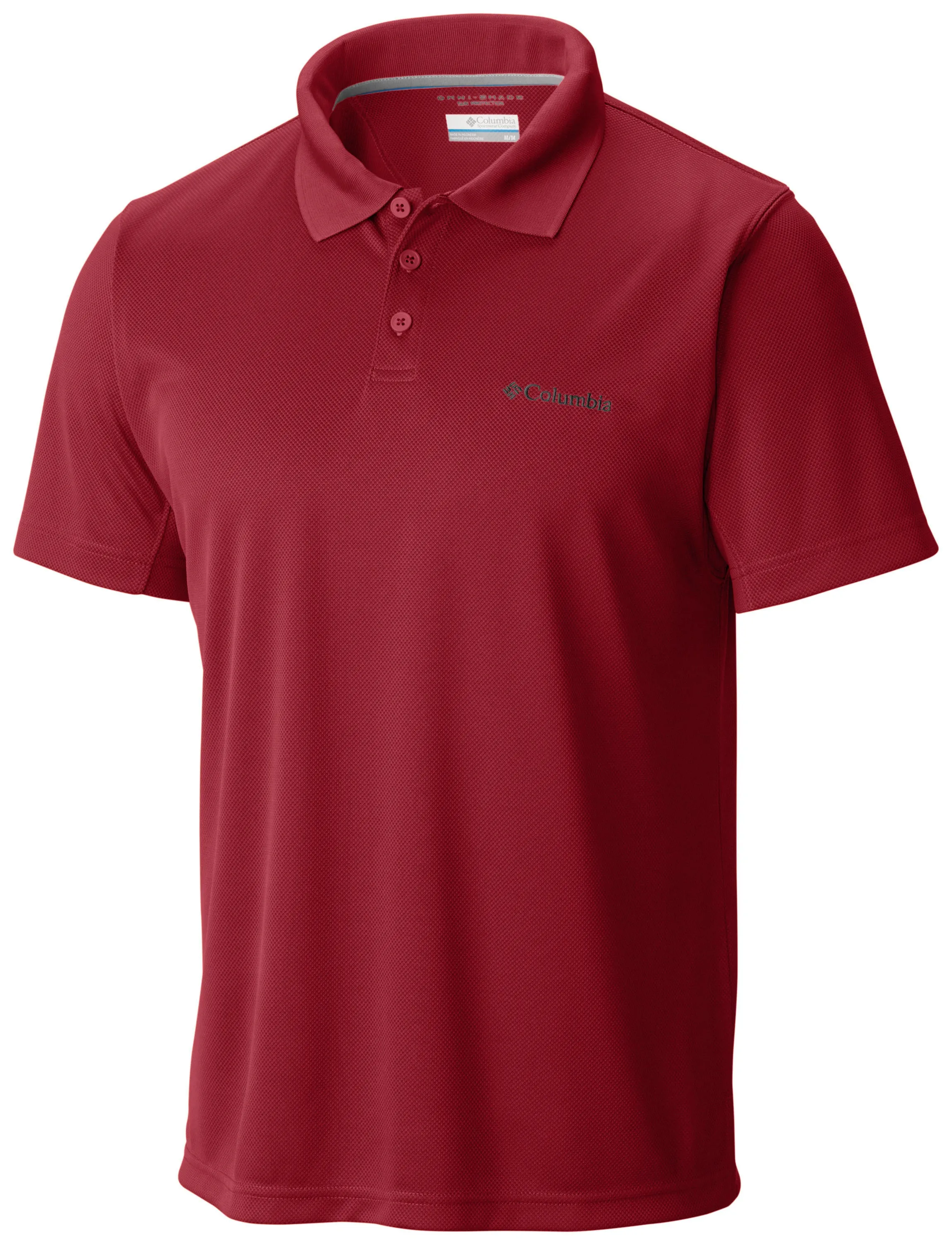 Columbia Men Red New Utilizer Polo T-Shirt