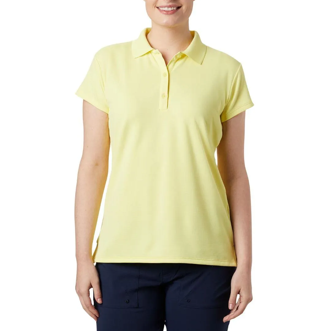 Columbia Women Yellow Innisfree SS Polo T-Shirt