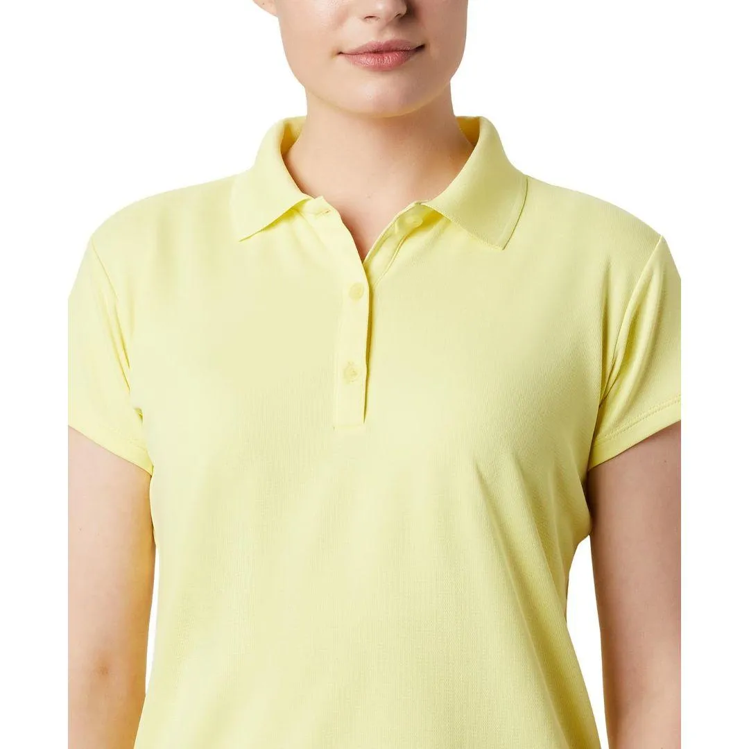 Columbia Women Yellow Innisfree SS Polo T-Shirt