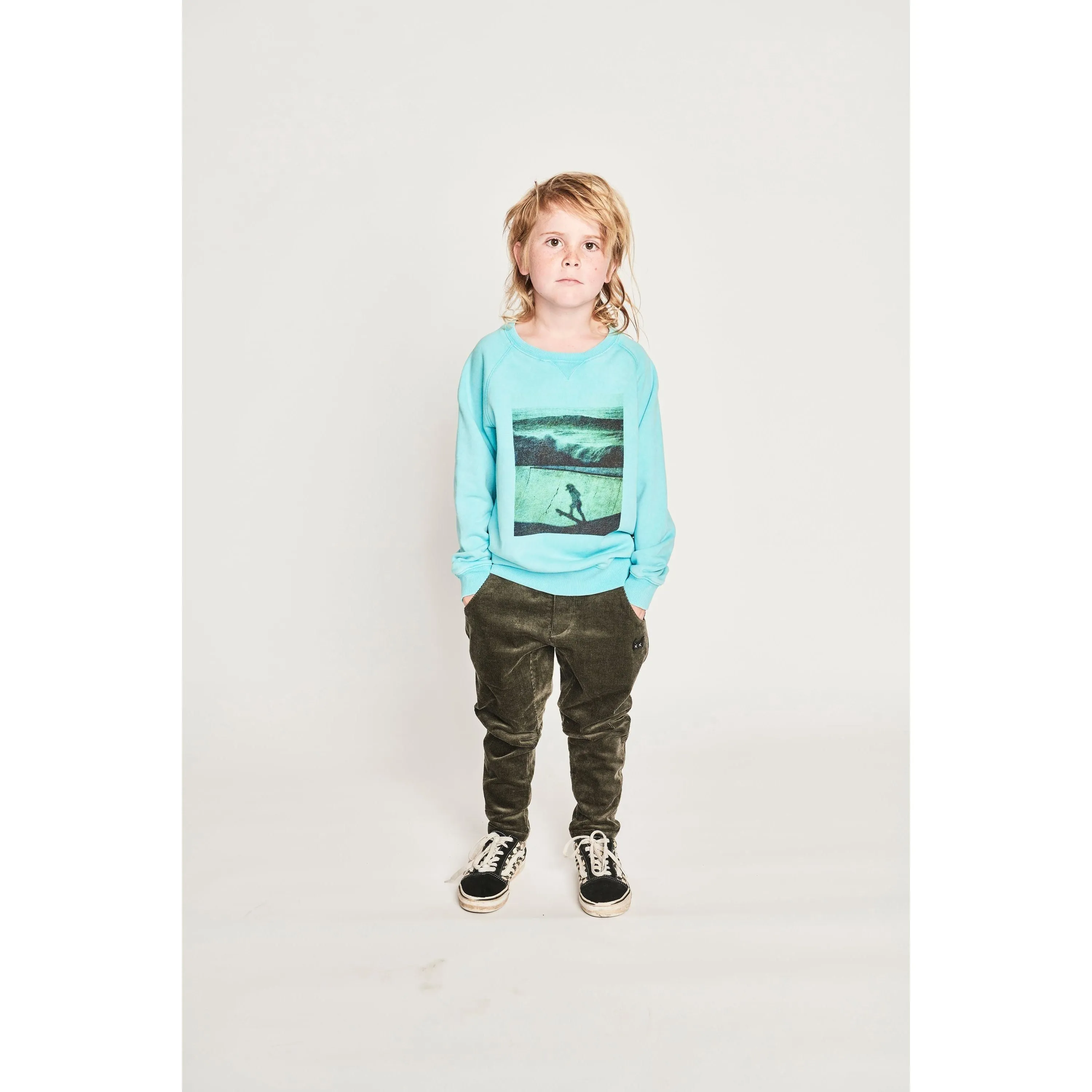 Concrete Waves Crew - Mineral Aqua Blue