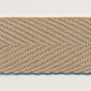 Cotton Herringbone Tape #162 Cream Khaki
