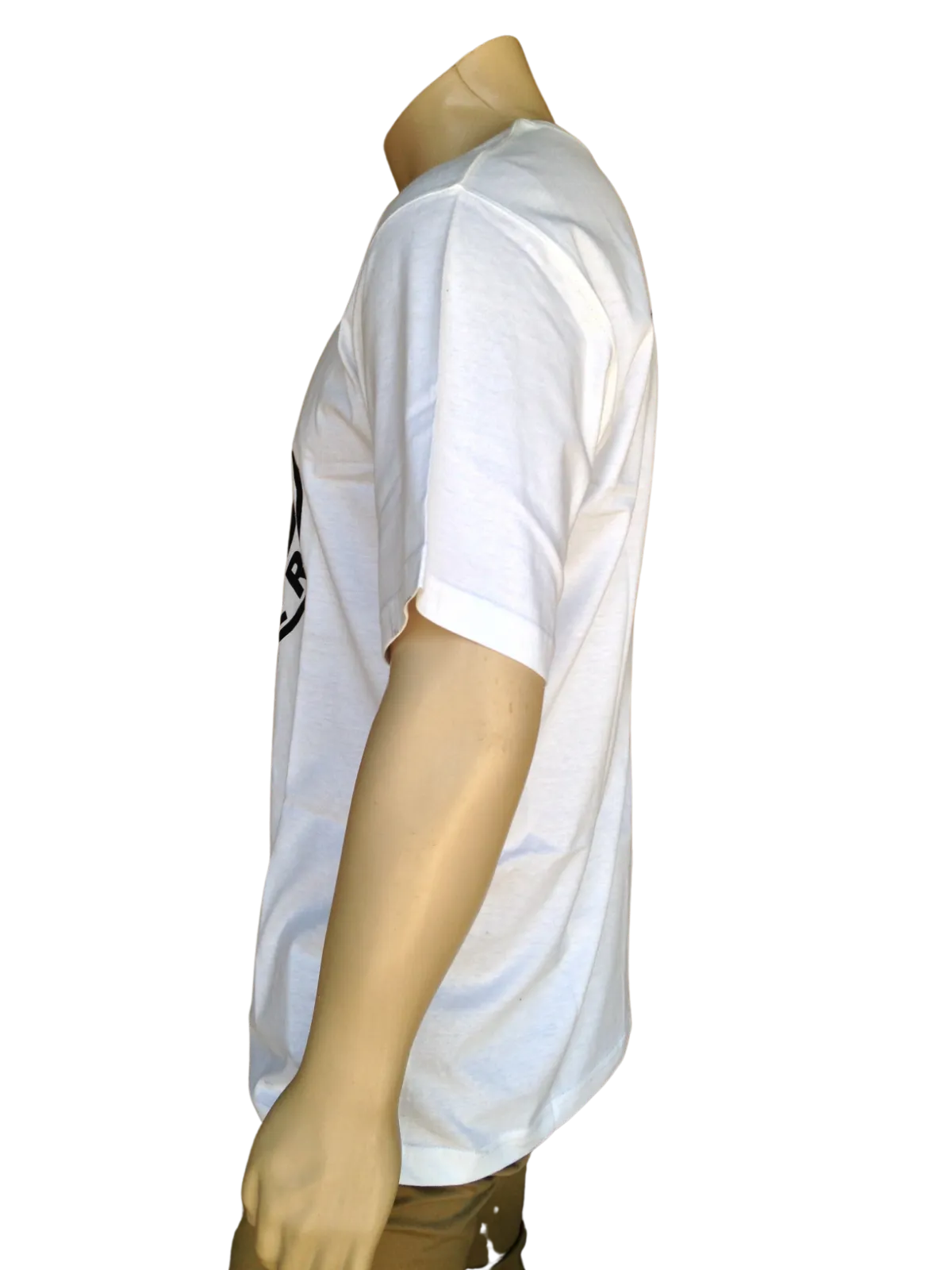 Cotton T-shirt Tusker Beer Print Comfortable Round Neck White Unisex Kenyan Made