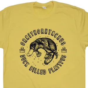Duck-Billed Platypus T Shirt Funny Animal T Cool Animal Shirt