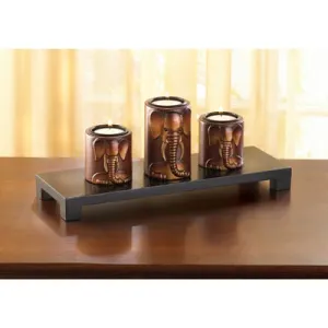 Elephant Trio Candle Holders