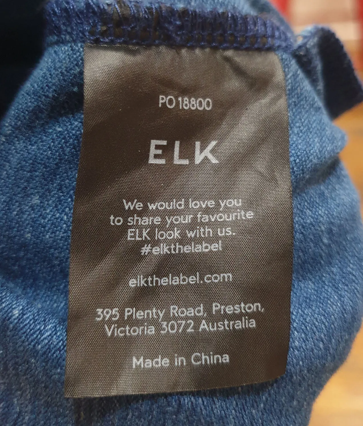 Elk denim cotton linen dress size 16