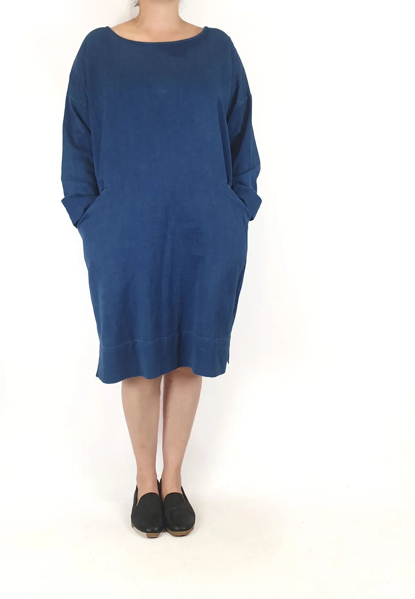 Elk denim cotton linen dress size 16
