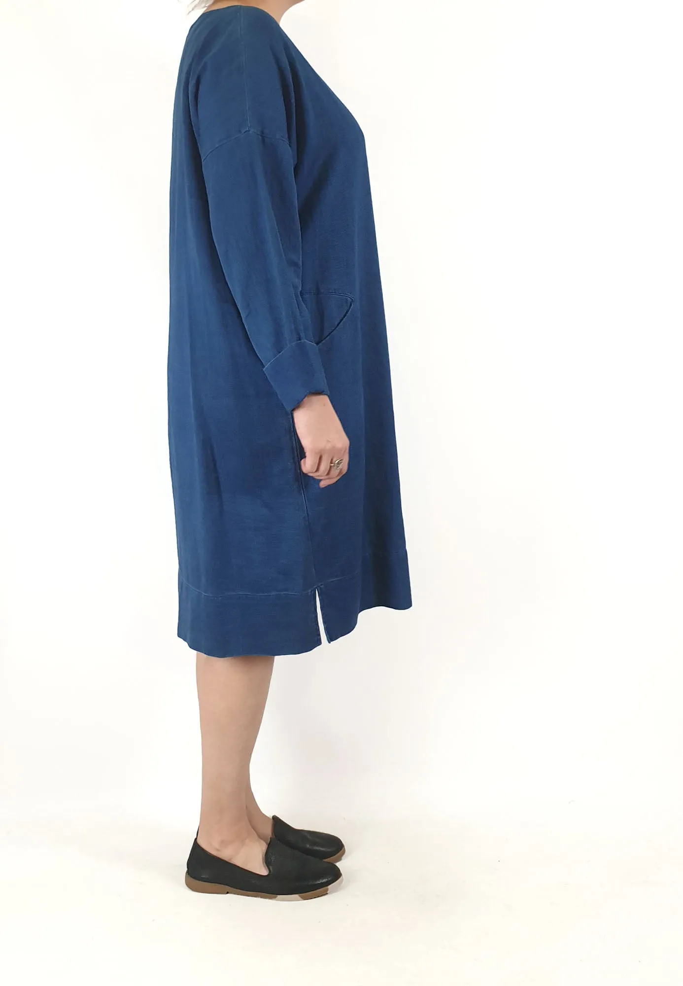 Elk denim cotton linen dress size 16