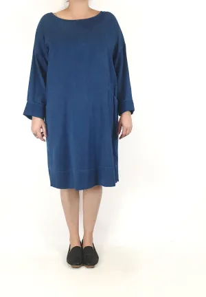 Elk denim cotton linen dress size 16